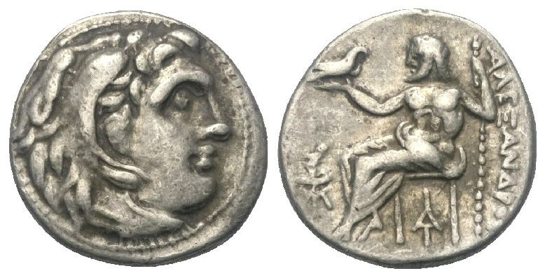Königreich Makedonien. Alexander III. der Große (336 - 323 v. Chr.).

 Drachme...