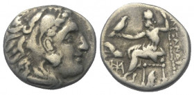 Königreich Makedonien. Alexander III. der Große (336 - 323 v. Chr.).

 Drachme (Silber). Ca. 310 - 279 v. Chr. Abydos (?).
Vs: Kopf des jugendliche...