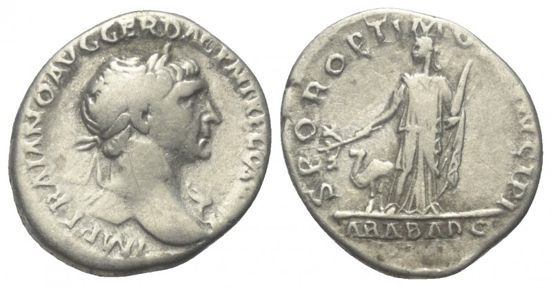 Traianus (98 - 117 n. Chr.).

 Denar (Silber). 112 - 113 n. Chr. Rom.
Vs: IMP...