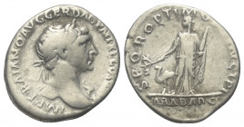 Traianus (98 - 117 n. Chr.).

 Denar (Silber). 112 - 113 n. Chr. Rom.
Vs: IMP TRAIANO AVG GER DAC P M TR P COS VI P P. Büste mit Lorbeerkranz und D...