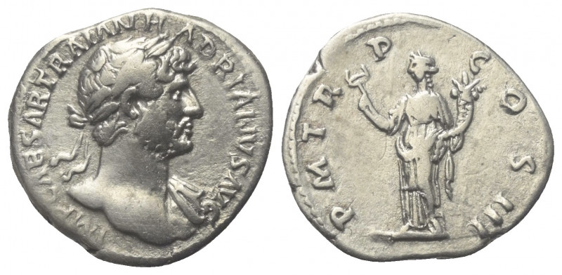 Hadrianus (117 - 138 n. Chr.).

 Denar (Silber). 119 - 122 n. Chr. Rom.
Vs: I...