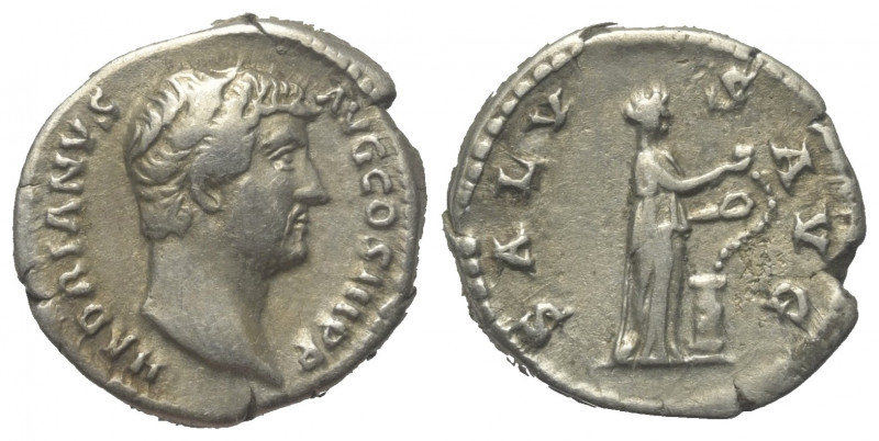 Hadrianus (117 - 138 n. Chr.).

 Denar (Silber). 137 n. Chr. Rom.
Vs: HADRIAN...