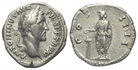 Antoninus Pius (138 - 161 n. Chr.).

 Denar (Silber). 147 - 148 n. Chr. Rom.
Vs: ANTONINVS AVG PIVS P P TR P XI. Kopf mit Lorbeerkranz rechts.
Rs:...