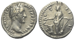 Antoninus Pius (138 - 161 n. Chr.).

 Denar (Silber). 148 - 149 n. Chr. Rom.
Vs: ANTONINVS AVG PIVS P P TR P XII. Kopf mit Lorbeerkranz rechts.
Rs...