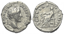 Antoninus Pius (138 - 161 n. Chr.).

 Denar (Silber). 156 - 157 n. Chr. Rom.
Vs: ANTONINVS AVG PIVS P P IMP II. Kopf mit Lorbeerkranz rechts.
Rs: ...