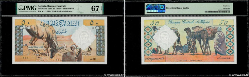 Country : ALGERIA 
Face Value : 50 Dinars  
Date : 01 janvier 1964 
Period/Provi...
