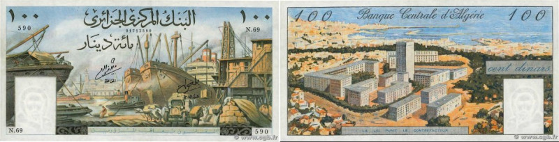 Country : ALGERIA 
Face Value : 100 Dinars  
Date : 01 janvier 1964 
Period/Prov...