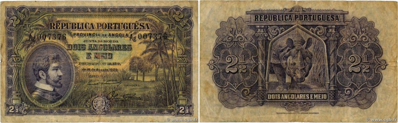 Country : ANGOLA 
Face Value : 2,5 Angolares  
Date : 14 août 1926 
Period/Provi...