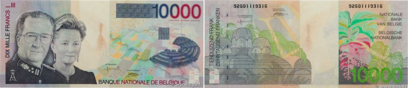 Country : BELGIUM 
Face Value : 10000 Francs  
Date : (1997) 
Period/Province/Ba...