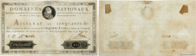 Country : FRANCE 
Face Value : 50 Livres Faux 
Date : 19 juin 1791 
Period/Province/Bank : Assignats 
Catalogue reference : Ass.13f 
Additional refere...