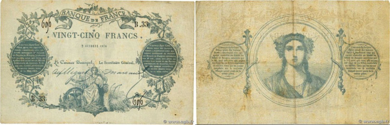 Country : FRANCE 
Face Value : 25 Francs type 1870 - Clermont-Ferrand Faux 
Date...
