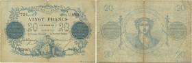 Country : FRANCE 
Face Value : 20 Francs type 1871 - Dates erronées  
Date : 23 février 1873 
Period/Province/Bank : Banque de France, XIXe siècle 
Ca...