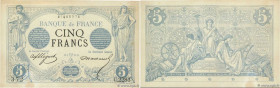 Country : FRANCE 
Face Value : 5 Francs NOIR  
Date : 04 avril 1873 
Period/Province/Bank : Banque de France, XXe siècle 
Catalogue reference : F.01.1...