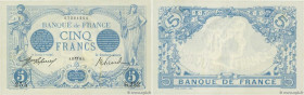 Country : FRANCE 
Face Value : 5 Francs BLEU  
Date : 25 avril 1912 
Period/Province/Bank : Banque de France, XXe siècle 
Catalogue reference : F.02.0...