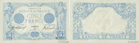 Country : FRANCE 
Face Value : 5 Francs BLEU  
Date : 25 septembre 1915 
Period/Province/Bank : Banque de France, XXe siècle 
Catalogue reference : F....