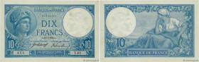 Country : FRANCE 
Face Value : 10 Francs MINERVE  
Date : 12 janvier 1916 
Period/Province/Bank : Banque de France, XXe siècle 
Catalogue reference : ...