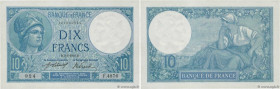 Country : FRANCE 
Face Value : 10 Francs MINERVE  
Date : 03 janvier 1918 
Period/Province/Bank : Banque de France, XXe siècle 
Catalogue reference : ...
