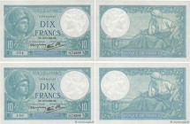 Country : FRANCE 
Face Value : 10 Francs MINERVE modifié Lot 
Date : 12 octobre 1939 
Period/Province/Bank : Banque de France, XXe siècle 
Catalogue r...