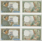 Country : FRANCE 
Face Value : 10 Francs MINEUR Lot 
Date : 26 septembre 1946 
Period/Province/Bank : Banque de France, XXe siècle 
Catalogue referenc...