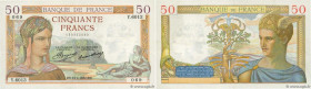 Country : FRANCE 
Face Value : 50 Francs CÉRÈS  
Date : 15 avril 1937 
Period/Province/Bank : Banque de France, XXe siècle 
Catalogue reference : F.17...