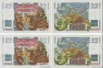Country : FRANCE 
Face Value : 50 Francs LE VERRIER Consécutifs 
Date : 19 mai 1949 
Period/Province/Bank : Banque de France, XXe siècle 
Catalogue re...