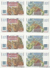 Country : FRANCE 
Face Value : 50 Francs LE VERRIER Lot 
Date : 03 novembre 1949 
Period/Province/Bank : Banque de France, XXe siècle 
Catalogue refer...