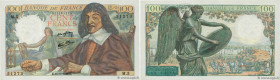 Country : FRANCE 
Face Value : 100 Francs DESCARTES  
Date : 15 mai 1942 
Period/Province/Bank : Banque de France, XXe siècle 
Catalogue reference : F...