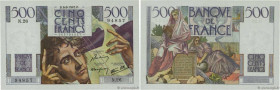 Country : FRANCE 
Face Value : 500 Francs CHATEAUBRIAND  
Date : 06 septembre 1945 
Period/Province/Bank : Banque de France, XXe siècle 
Catalogue ref...