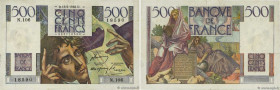 Country : FRANCE 
Face Value : 500 Francs CHATEAUBRIAND  
Date : 13 mai 1948 
Period/Province/Bank : Banque de France, XXe siècle 
Catalogue reference...