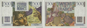 Country : FRANCE 
Face Value : 500 Francs CHATEAUBRIAND  
Date : 04 septembre 1952 
Period/Province/Bank : Banque de France, XXe siècle 
Catalogue ref...