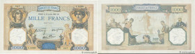 Country : FRANCE 
Face Value : 1000 Francs CÉRÈS ET MERCURE type modifié  
Date : 18 juillet 1940 
Period/Province/Bank : Banque de France, XXe siècle...