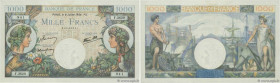 Country : FRANCE 
Face Value : 1000 Francs COMMERCE ET INDUSTRIE  
Date : 06 juillet 1944 
Period/Province/Bank : Banque de France, XXe siècle 
Catalo...