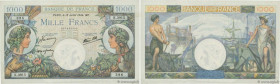 Country : FRANCE 
Face Value : 1000 Francs COMMERCE ET INDUSTRIE  
Date : 13 juillet 1944 
Period/Province/Bank : Banque de France, XXe siècle 
Catalo...