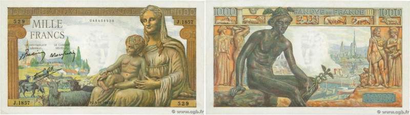 Country : FRANCE 
Face Value : 1000 Francs DÉESSE DÉMÉTER  
Date : 05 novembre 1...