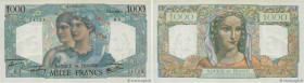 Country : FRANCE 
Face Value : 1000 Francs MINERVE ET HERCULE Numéro spécial 
Date : 12 avril 1945 
Period/Province/Bank : Banque de France, XXe siècl...