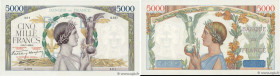 Country : FRANCE 
Face Value : 5000 Francs VICTOIRE Impression à plat  
Date : 20 juillet 1939 
Period/Province/Bank : Banque de France, XXe siècle 
C...