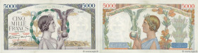 Country : FRANCE 
Face Value : 5000 Francs VICTOIRE Impression à plat  
Date : 21 septembre 1939 
Period/Province/Bank : Banque de France, XXe siècle ...