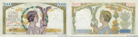 Country : FRANCE 
Face Value : 5000 Francs VICTOIRE Impression à plat  
Date : 23 avril 1942 
Period/Province/Bank : Banque de France, XXe siècle 
Cat...