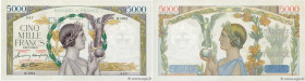 Country : FRANCE 
Face Value : 5000 Francs VICTOIRE Impression à plat  
Date : 24 septembre 1942 
Period/Province/Bank : Banque de France, XXe siècle ...