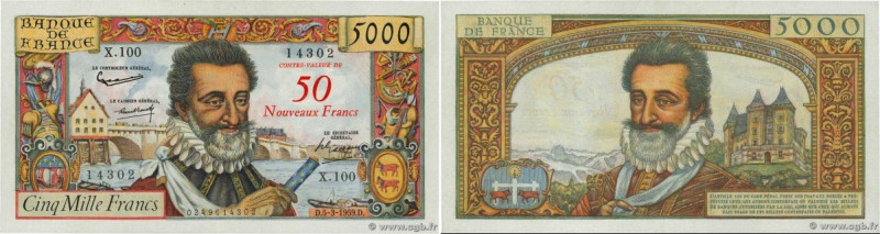 Country : FRANCE 
Face Value : 50 NF sur 5000 Francs HENRI IV  
Date : 05 mars 1...