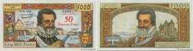 Country : FRANCE 
Face Value : 50 NF sur 5000 Francs HENRI IV  
Date : 05 mars 1959 
Period/Province/Bank : Banque de France, XXe siècle 
Catalogue re...