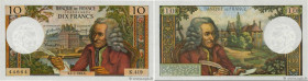 Country : FRANCE 
Face Value : 10 Francs VOLTAIRE  
Date : 04 juillet 1968 
Period/Province/Bank : Banque de France, XXe siècle 
Catalogue reference :...