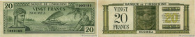 Country : NEW CALEDONIA 
Face Value : 20 Francs  
Date : (1944) 
Period/Province/Bank : Banque de l'Indochine 
Catalogue reference : P.49 
Additional ...