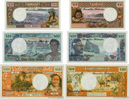 Country : NEW HEBRIDES 
Face Value : 100, 500 et 1000 Francs Lot 
Date : (1972-1979) 
Period/Province/Bank : Institut d'Émission d'Outre-Mer 
Catalogu...