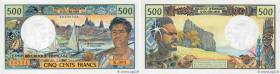 Country : POLYNESIA, FRENCH OVERSEAS TERRITORIES 
Face Value : 500 Francs  
Date : (1992) 
Period/Province/Bank : Institut d'Émission d'Outre-Mer 
Cat...