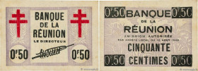 Country : REUNION ISLAND 
Face Value : 50 Centimes  
Date : 1943 
Period/Province/Bank : Banque de la Réunion 
Catalogue reference : P.33 
Additional ...