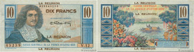 Country : REUNION ISLAND 
Face Value : 10 Francs Colbert  
Date : (1947) 
Period/Province/Bank : Caisse Centrale de la France d'Outre-Mer 
Catalogue r...