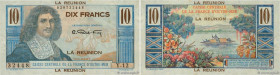 Country : REUNION ISLAND 
Face Value : 10 Francs Colbert  
Date : (1947) 
Period/Province/Bank : Caisse Centrale de la France d'Outre-Mer 
Catalogue r...