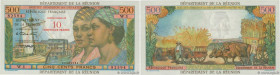 Country : REUNION ISLAND 
Face Value : 10 NF sur 500 Francs Pointe à Pitre  
Date : (1967) 
Period/Province/Bank : Institut d'Émission des Département...
