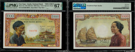 Country : SOUTH VIETNAM 
Face Value : 1000 Dong Spécimen 
Date : (1955) 
Period/Province/Bank : Ngân Hàng Viêt Nam 
Catalogue reference : P.4As 
Alpha...